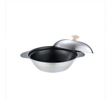 Olla Seca con tapa Antiadherente 21cm