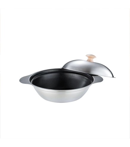 Olla Seca con tapa Antiadherente 21cm