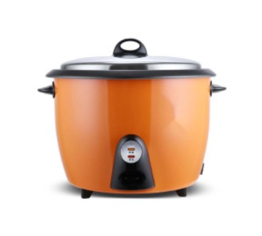 Olla Arrocera Eléctrica 6L Antiadherente 1000W - NARANJA
