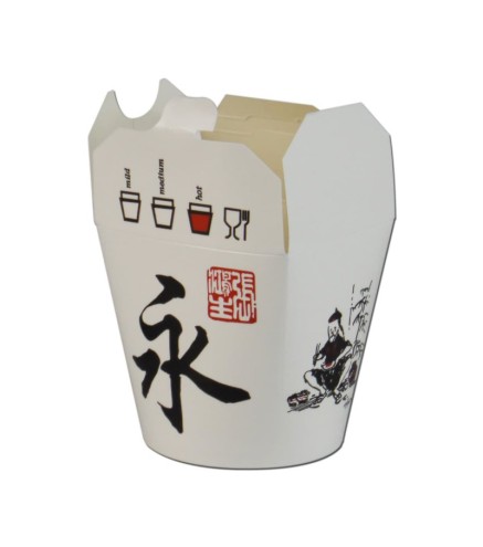 Envase Desechable Cartón 26oz - con tapa