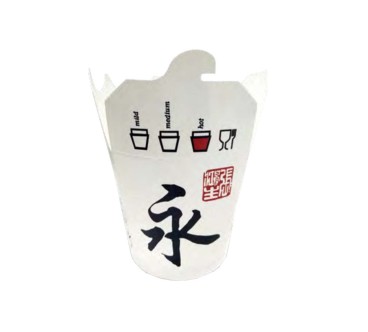 Envase Desechable Cartón 26oz - con tapa
