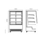 Vitrinas Refrigeradas Pastelería 2-10°C HEDECO - 350L, 500L, 650L