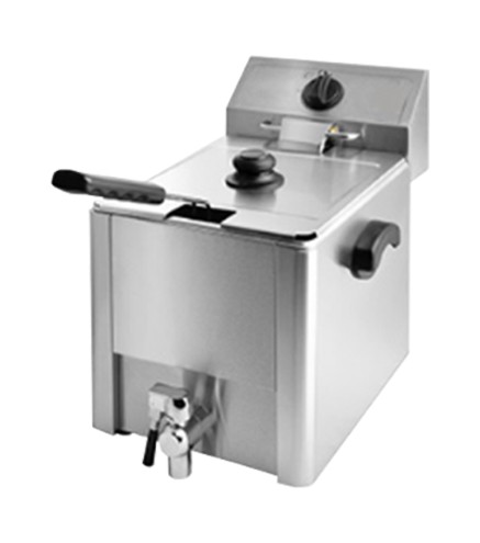 Freidora Industrial 8L Con Grifo 220-240V/50Hz 3.25KW 559*265*389MM HEDECO