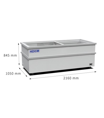 Congelador Horizontal Cristal 750L 2036x936x770mm