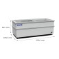 Congelador Horizontal Cristal 750L 2036x936x770mm Congelador Horizontal Cristal 750L 2036x936x770mm