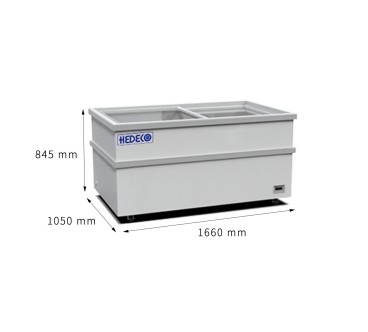 Congelador Horizontal Cristal 530L 450W