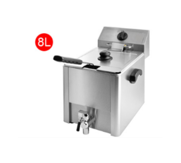 Freidora Industrial 8L Con Grifo 220-240V/50Hz 3.25KW 559*265*389MM HEDECO