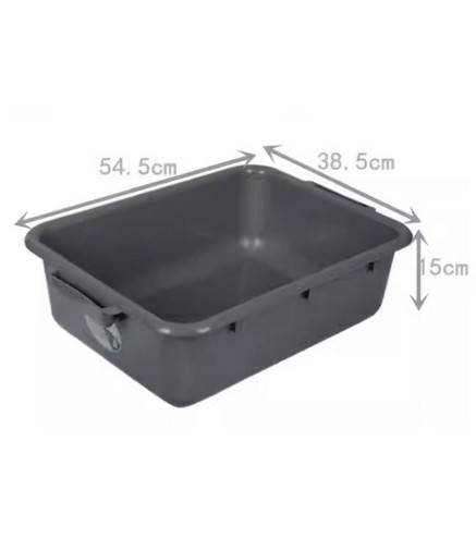 Caja de Almacenamiento Apilable Gris - 54.5x38.5x15cm