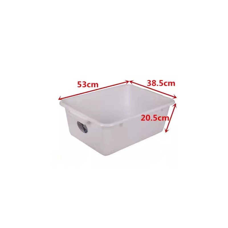 Caja de Almacenamiento Apilable Blanca - 53x38.5x20.5cm Caja de Almacenamiento Apilable Blanca - 53x38.5x20.5cm