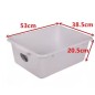 Caja de Almacenamiento Apilable Blanca - 53x38.5x20.5cm Caja de Almacenamiento Apilable Blanca - 53x38.5x20.5cm
