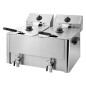 Freidora Industrial 8+8L Con Grifo 220-240V/50Hz 3.25KW*2 559*550*389MM HEDECO Freidora Industrial 8+8L Con Grifo 220-240V/50Hz 3.25KW*2 559*550*389MM HEDECO