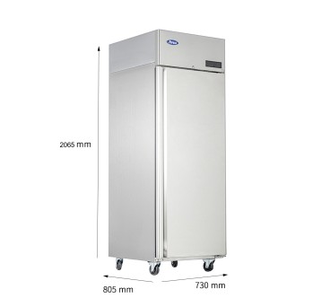Armario Frigorífico INOX 670L GN2/1 1P - 730x805x2065MM