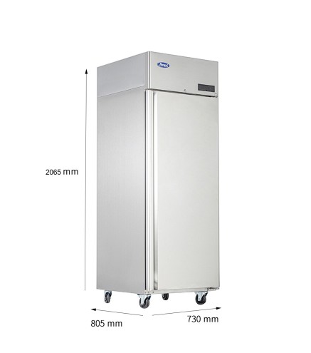 Armario Frigorífico INOX 670L GN2/1 1P - 730x805x2065MM