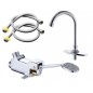 Grifo de Pie con Pedal INOX