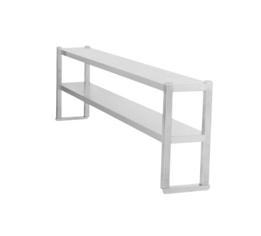 Estantería Sobremesa Inox Doble Capa (100/140x35x70cm)