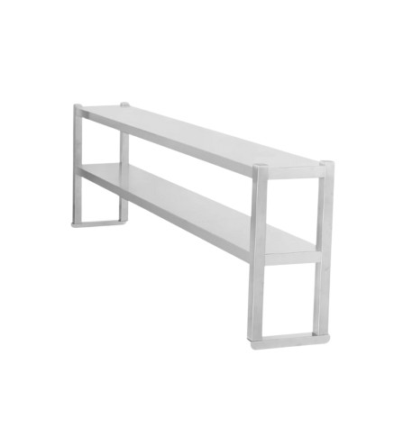 Estantería Sobremesa Inox Doble Capa (100/140x35x70cm)