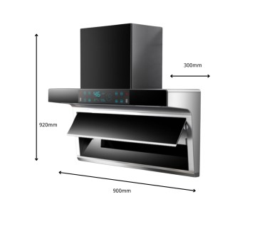 Campana Extractora Automática - L-Type - 90x30x82.5cm