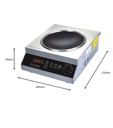 Cocina de Inducción Cóncava - 5kW Ø31cm