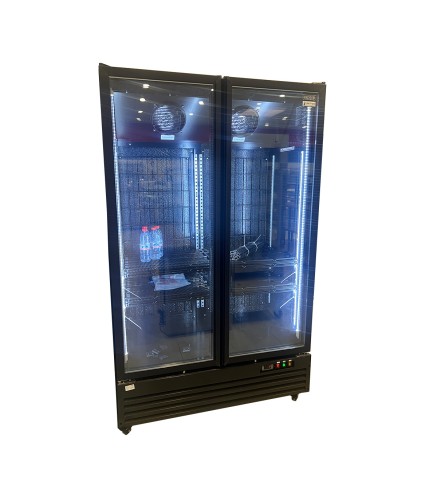 Neveras Frigoríficas Negras 2 Puertas| 941L y 1055L | Ventiladas -2/+6°C | Clase T5