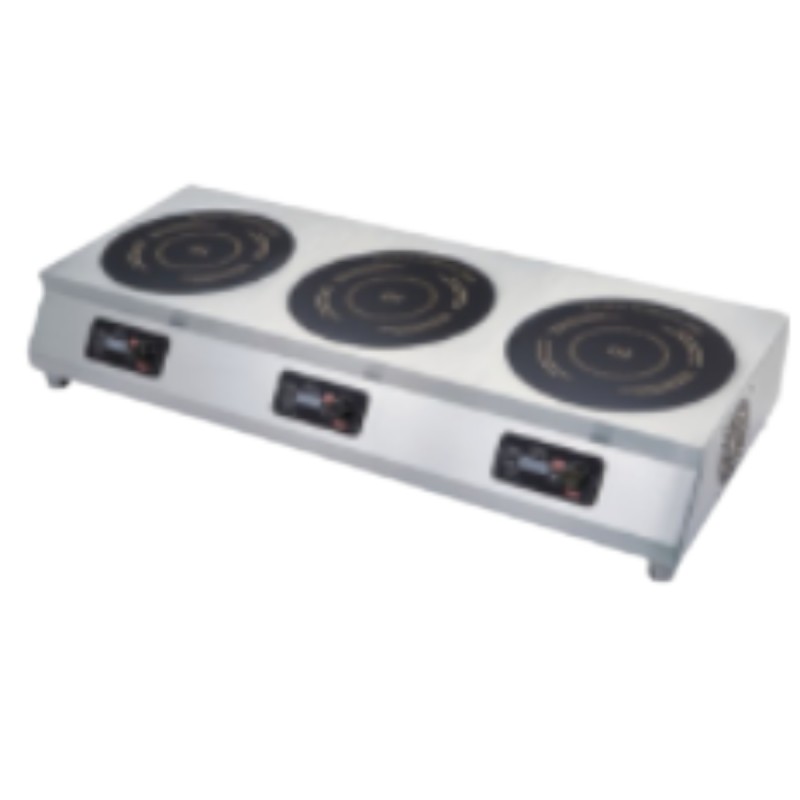 Cocina de Inducción de 3 Quemadores 9kW - 102x42x15cm HEDECO Cocina de Inducción de 3 Quemadores 9kW - 102x42x15cm HEDECO