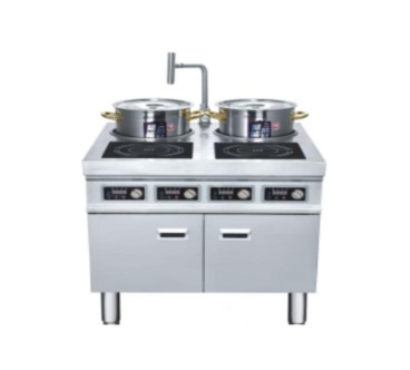 Horno Rotatorio Electromagnético de Cuatro Quemadores 380V/3.5KW*4 800*800*800MM