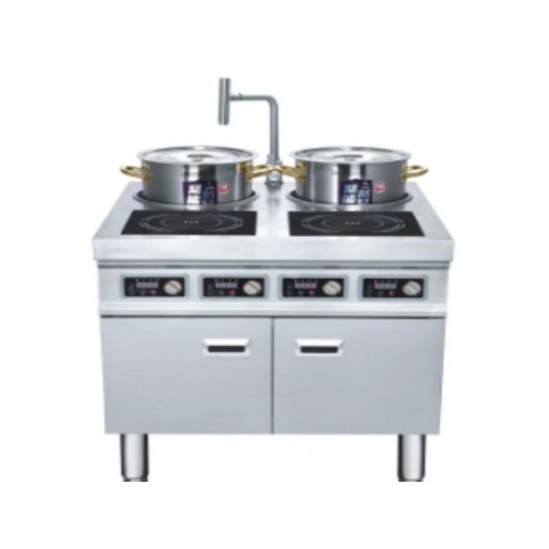 Horno Rotatorio Electromagnético de Cuatro Quemadores 380V/3.5KW*4 800*800*800MM Horno Rotatorio Electromagnético de Cuatro Quemadores 380V/3.5KW*4 800*800*800MM