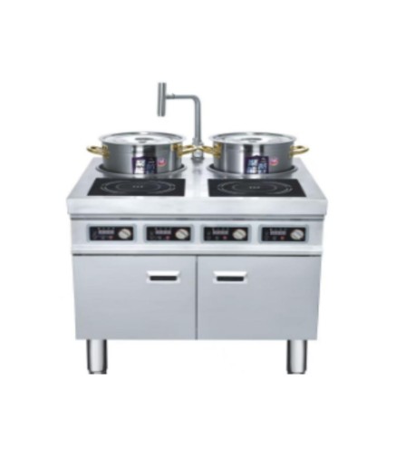 Horno Rotatorio Electromagnético de Cuatro Quemadores 380V/3.5KW*4 800*800*800MM