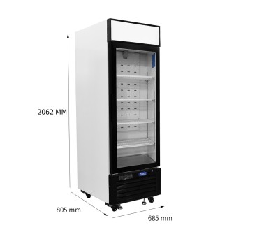 Congelador Mural 610L 1 Puerta Cristal