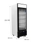 Refrigerador Bebidas 610L 1 Puerta Cristal
