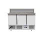 Saladette Mármol 3P 380L 8xGN 1/6 - 1365x700x1140mm Saladette Mármol 3P 380L 8xGN 1/6 - 1365x700x1140mm
