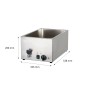 Baño María Eléctrico GN 1/1 - 1.2kW 85ºC - 538x336x280mm