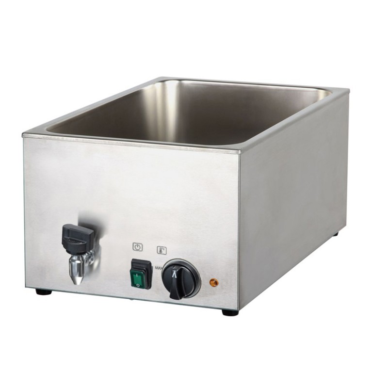 Baño María Eléctrico GN 1/1 - 1.2kW 85ºC - 538x336x280mm