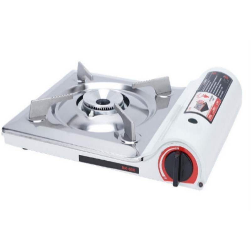 Cocina Gas Cartucho Portátil Gris 2.8KW | Acero Inoxidable | Hornillo Camping Inox Cocina Gas Cartucho Portátil Gris 2.8KW | Acero Inoxidable | Hornillo Camping Inox