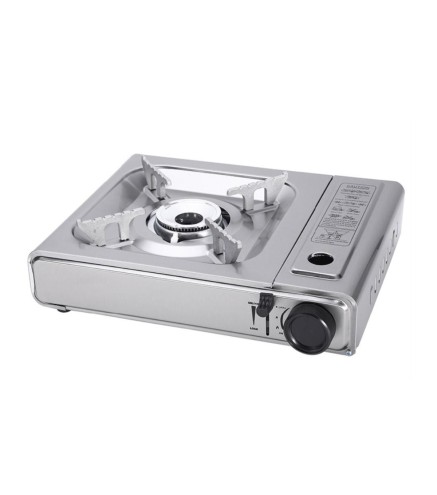 Cocina Gas Cartucho Portátil 3.1KW | Acero Inox | Hornillo Camping Superior