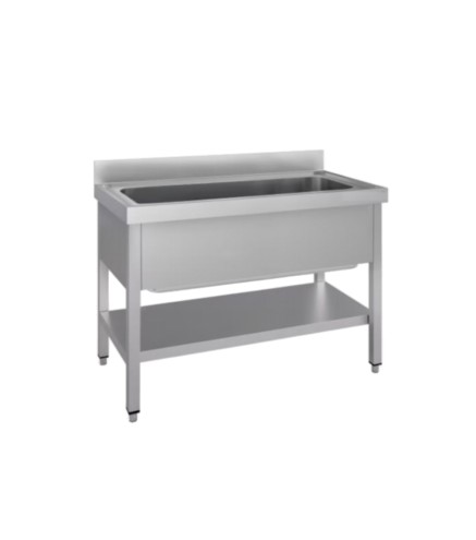 Fregadero de acero inox  1000/1200*600*850+100MM  845/1045*410*350MM