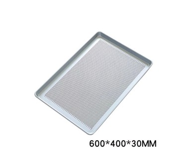 Bandeja de aluminio perforada 60x40x3CM 1.2MM