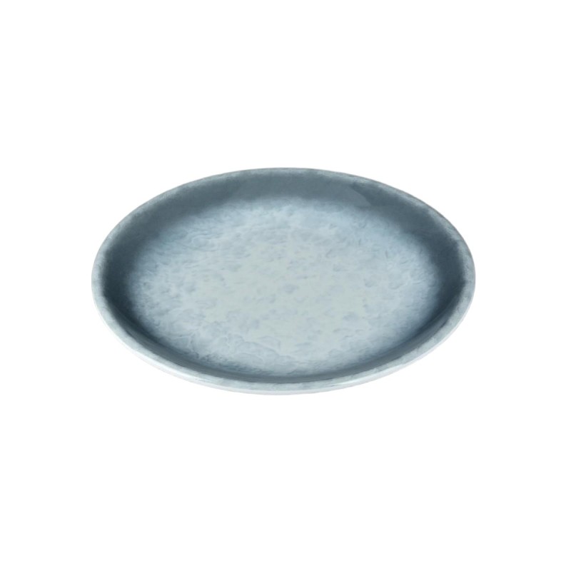 Plato Redondo Melamina Azul 8" Plato Redondo Melamina Azul 8"