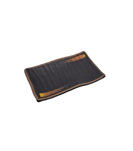 Plato Rectangular con diseño de Piedra Melamina  8"20.5x13cm