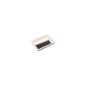 Plato para Salsa rectangular blanco grisáceo melamina 8.5x6.1x2.2CM