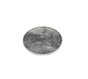 Plato redondo piedra caliza melamina 7,8" 20x2CM