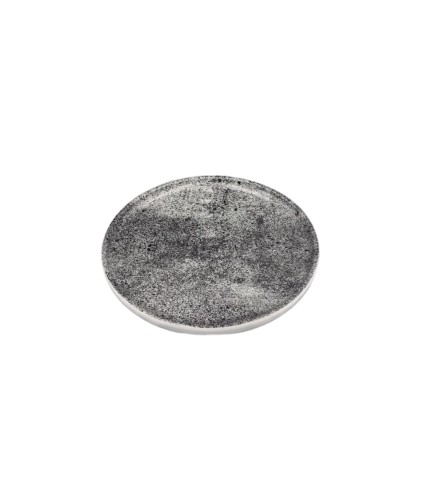 Plato redondo piedra caliza melamina 7,8" 20x2CM