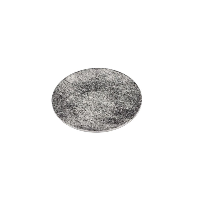 Plato redondo piedra caliza melamina 7" 18x2CM