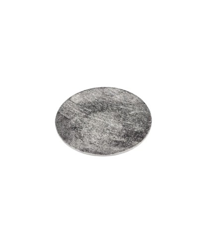 Plato redondo piedra caliza melamina 7" 18x2CM