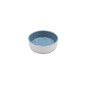Cuencoredondo exterior blanco interior azul acabado esmerilado melamina 5", 12.8x4.4CM