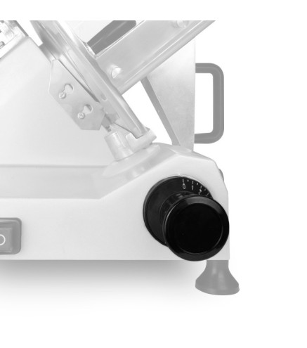 Cortadora de Fiambres Eléctrica Cuchilla Ø220mm 0-12mm 120W Aluminio 575x465x415MM