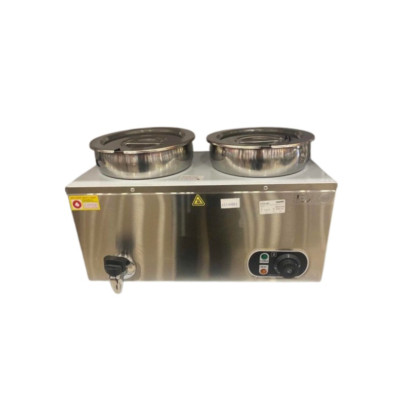 Calentador de Sopas Industrial de Dos Cabezales HEDECO 2x7L 220V 600W Calentador de Sopas Industrial de Dos Cabezales HEDECO 2x7L 220V 600W