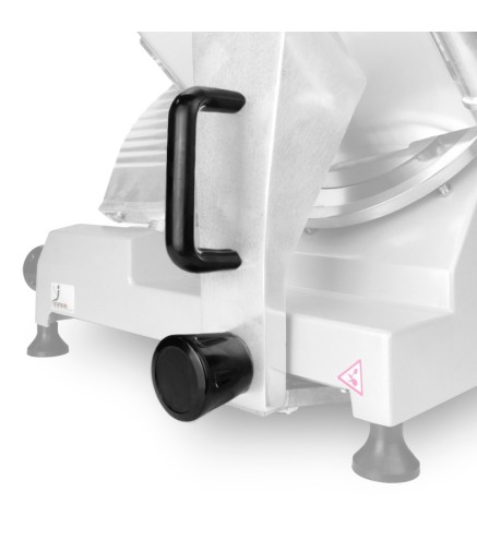 Cortadora de Fiambres Eléctrica - Cuchilla Ø250mm 0-12mm - 150W Aluminio - 575x465x415MM