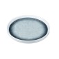 Plato redondo de melamina azul efecto piedra 20,6 x 2 cm Plato redondo de melamina azul efecto piedra 20,6 x 2 cm
