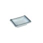 Plato melamina rectangular azul condimentos efecto piedra 9,5 x 6,5 x 2,6 cm