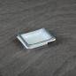 Plato melamina rectangular azul condimentos efecto piedra 9,5 x 6,5 x 2,6 cm